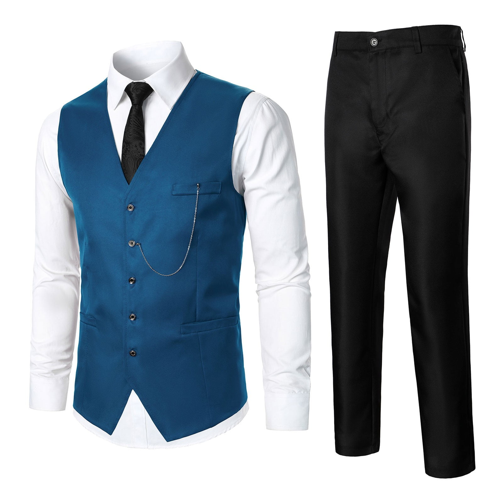 Sleeveless 2-Piece Suit Mens Waistcoat, Size: S-XXL at Rs 800/piece in  Mumbai